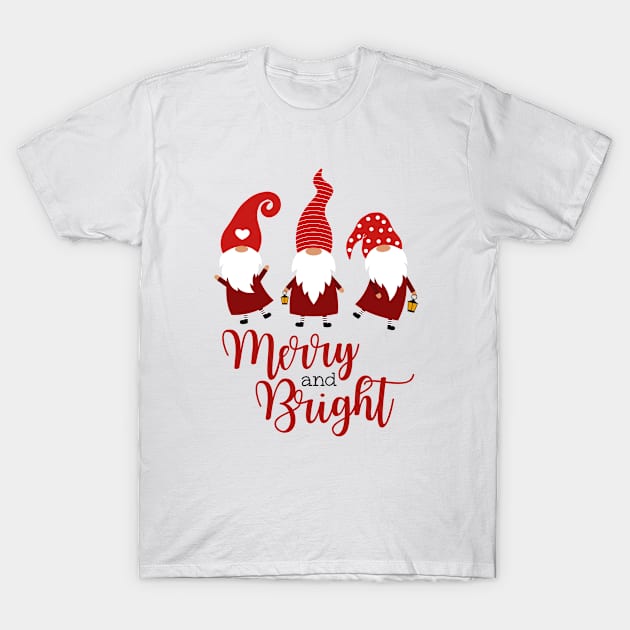 Merry and Bright T-Shirt by King Arthur's Closet